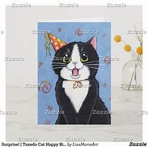 Image result for Tuxedo Cat Birthday