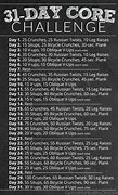 Image result for 30-Day Core Challenge