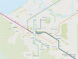 Image result for Sapporo Train Map