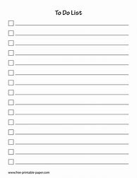 Image result for To Do List A4 Template