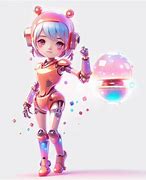 Image result for Cute Robot Girl Drawings