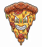 Image result for Angry Pizza Cartoon