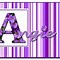 Image result for Purple Glitter Letter Z