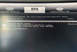 Image result for Where to Find Secure Boot in Bios