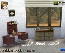 Image result for Sims 4 Breakfast Nook