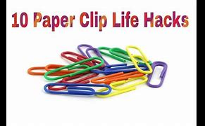 Image result for Paper Clip Life Hacks