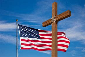 Image result for United States Flag with Cross