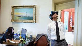 Image result for Barrack Obama Headset