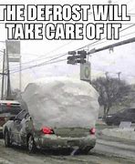 Image result for Car in Snow Meme