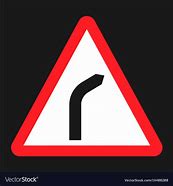 Image result for Bend to Right Triangle Sign