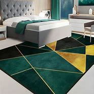 Image result for Green Geometric Rug