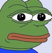Image result for Inappropriate Pepe the Frog Sad