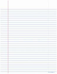 Image result for College Ruled Notebook Paper