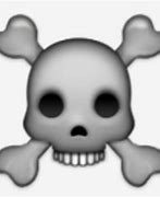 Image result for Skull and Bones Emoji
