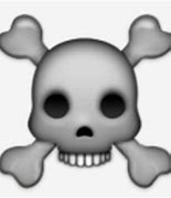 Image result for Crossbones Emoji