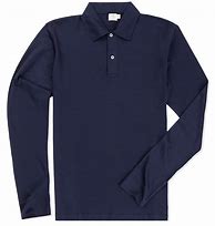 Image result for Long Sleeve Polo Shirt Zipper