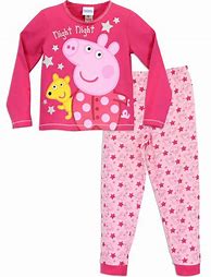 Image result for Girls Pajamas Peppa Pig