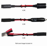 Image result for Plug in 110 Battery Charger to Alligator Clips