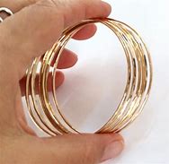 Image result for Gold Filled Bangle Bracelets