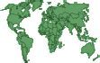 Image result for Cities Land Area On World Map