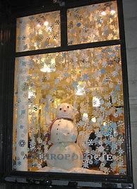Image result for Simple Christmas Window Displays