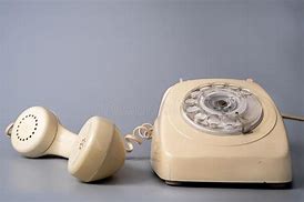 Image result for Old White Phone with Cord