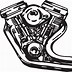 Image result for V-Twin Engine Clip Art