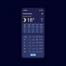 Image result for Weather Layout at Phone
