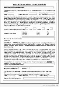 Image result for Work Husband Application Form Funny