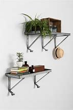 Image result for Galvanized Wall Shelf