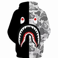 Image result for BAPE Shark Hoodie Cartoon