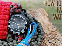 Image result for Paracord Watch Band Square Knot