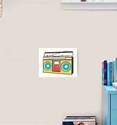Image result for Colorful Boombox Art