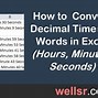 Image result for Minutes to Fractions Conversion Chart
