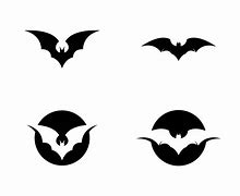 Image result for Bat Icon Black and White