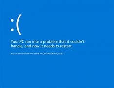 Image result for Computer Ran into a Problem Needs to Restart 4K