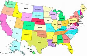 Image result for A Picture of the United States Map