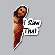 Image result for Funny Jesus Stickers