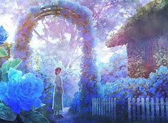 Image result for Anime Rose Garden