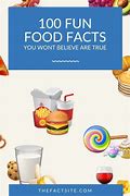 Image result for Fun Facts About Food