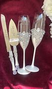 Image result for Personalized Champagne Flutes Wedding