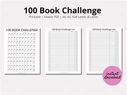Image result for 100 Book Challenge School Flyer