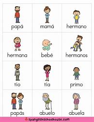 Image result for Vocabulario En Español Para Niños