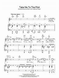 Image result for Take Me to the Pilot Sheet Music