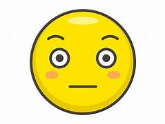 Image result for Flushed Face Emoji PNG