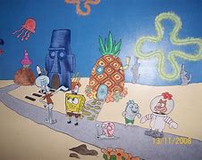 Image result for Spongebob Bedroom Wall Mural