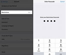 Image result for Forgot Restrictions Passcode iPhone