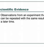 Image result for Examples of Scientific Evidence