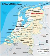 Image result for Netherlands Geography Map