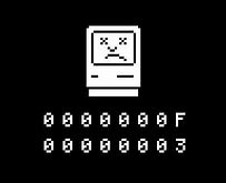 Image result for Macintosh Portable Sad Mac